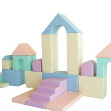 Cargar imagen en el visor de la galería, Bloques de Psicomotricidad Iglu Mega Castillo color Pastel
