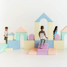 Cargar imagen en el visor de la galería, Bloques de Psicomotricidad Iglu Mega Castillo color Pastel
