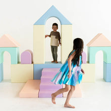 Cargar imagen en el visor de la galería, Bloques de Psicomotricidad Iglu Mega Castillo color Pastel
