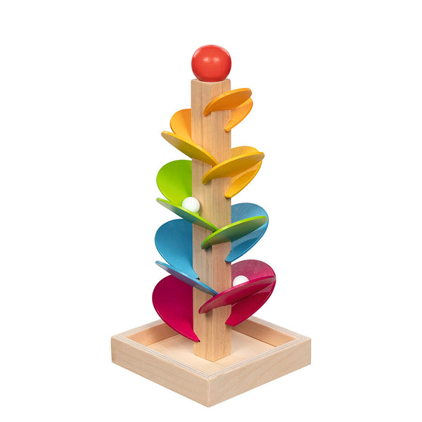 Torre de canicas con sonido de madera Goki