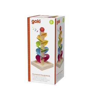 Torre de canicas con sonido de madera Goki