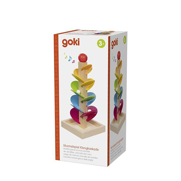 Torre de canicas con sonido de madera Goki