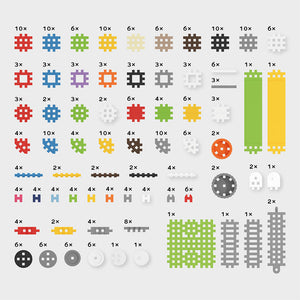 Mini Waffle Constructor Expert 301 Construction Set