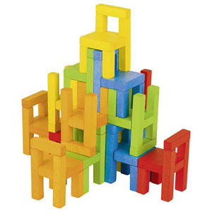 Joc d´Equilibri de Cadires de Fusta