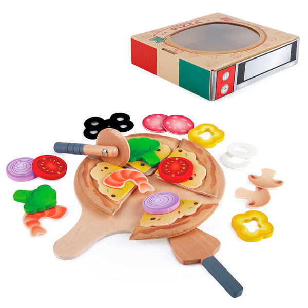 Juego de Pizza con Ingredientes Hape