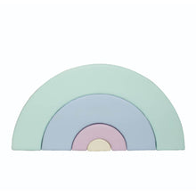 Cargar imagen en el visor de la galería, Juego Montessori Arco Iris de espuma color Pastel
