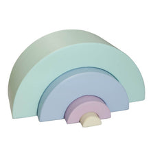 Cargar imagen en el visor de la galería, Juego Montessori Arco Iris de espuma color Pastel
