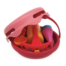 Carregar imatge al visor de la galeria, Set de joguines de sorra 7 en 1 plegable - Vermell
