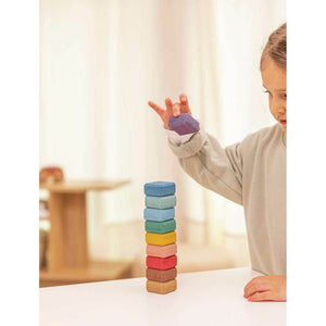 Joc de construcció de blocs de suro Korko Nature Rainbow