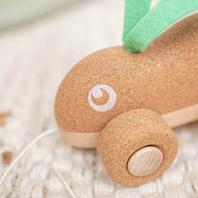 Load image into Gallery viewer, Rabbit Natural Cork Pull Toy by Korko
