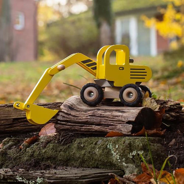 Goki Wooden Excavator Toy