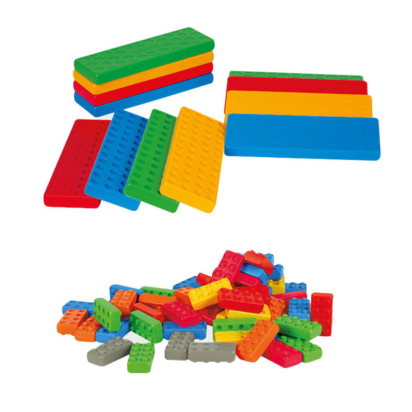 Bloques de construcción Junior Bricks con Plataformas Didácticas