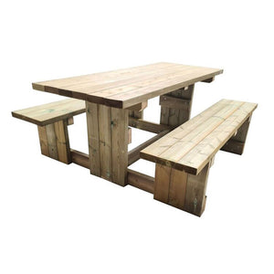 MASGAMES CANET Picnic Table Without Backrest for Public Use
