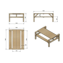 Load image into Gallery viewer, MASGAMES TOKIO picnic table
