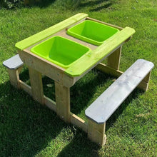 Carregar imagem no visualizador da galeria, Mesa de Picnic Infantil Deluxe Wendi con Bancos, Arena y Agua
