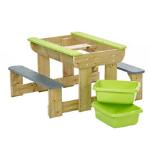 Carregar imagem no visualizador da galeria, Mesa de Picnic Infantil Deluxe Wendi con Bancos, Arena y Agua
