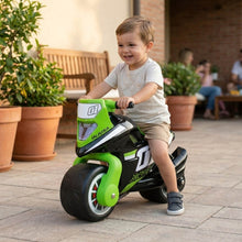 Load image into Gallery viewer, INJUSA Spline Green Ride-On Motorbike
