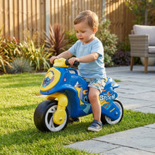 Carregar imagem no visualizador da galeria, Moto Correpasillos Stitch Injusa - Azul y Amarillo
