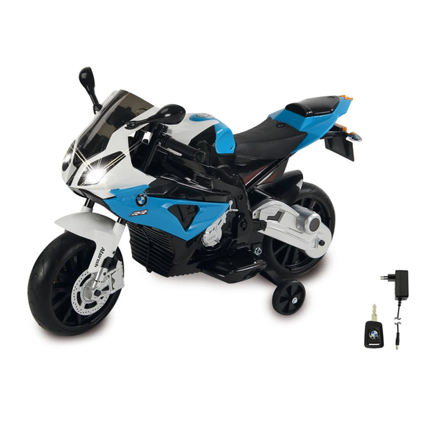 Moto Eléctrica Infantil BMW S1000RR Azul 12V