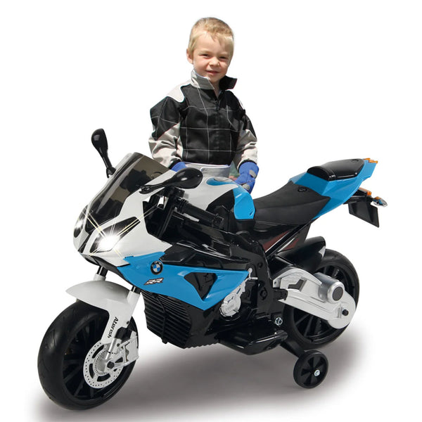 Moto Eléctrica Infantil BMW S1000RR Azul 12V