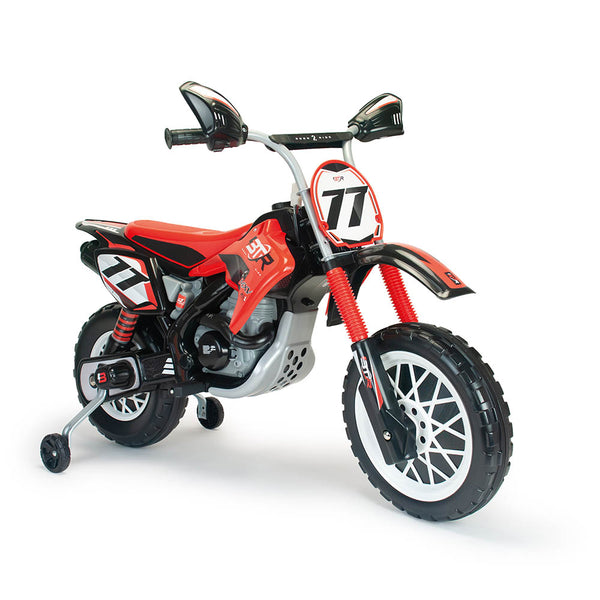 Moto Eléctrica Infantil BTR Cross 12V Roja Injusa