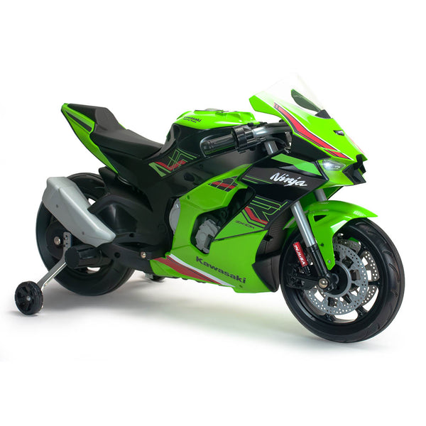 Moto Eléctrica Infantil Kawasaki Ninja ZX-R10 12V Verde