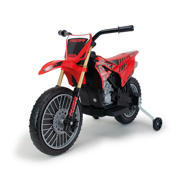 Moto Elèctrica Infantil RUNRUNTOYS Cross 12V Vermella Injusa