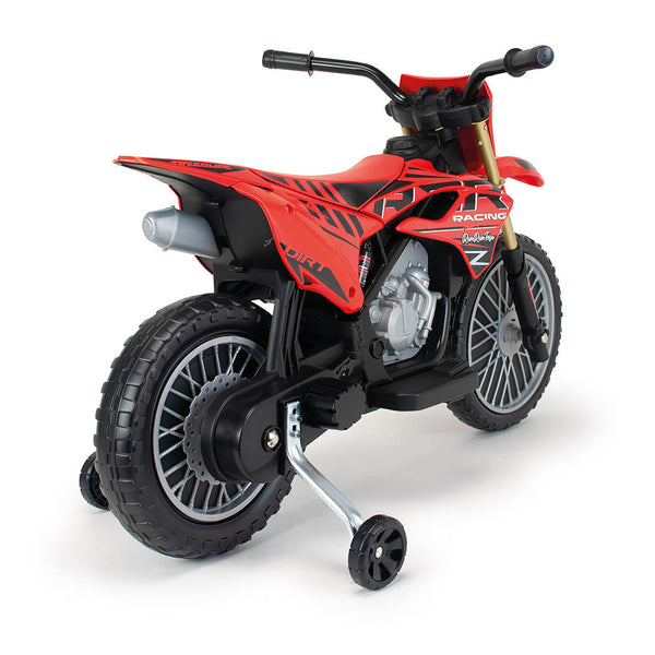 Moto Elèctrica Infantil RUNRUNTOYS Cross 12V Vermella Injusa