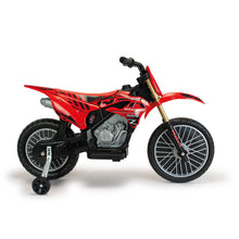 Carregar imatge al visor de la galeria, Moto Elèctrica Infantil RUNRUNTOYS Cross 12V Vermella Injusa
