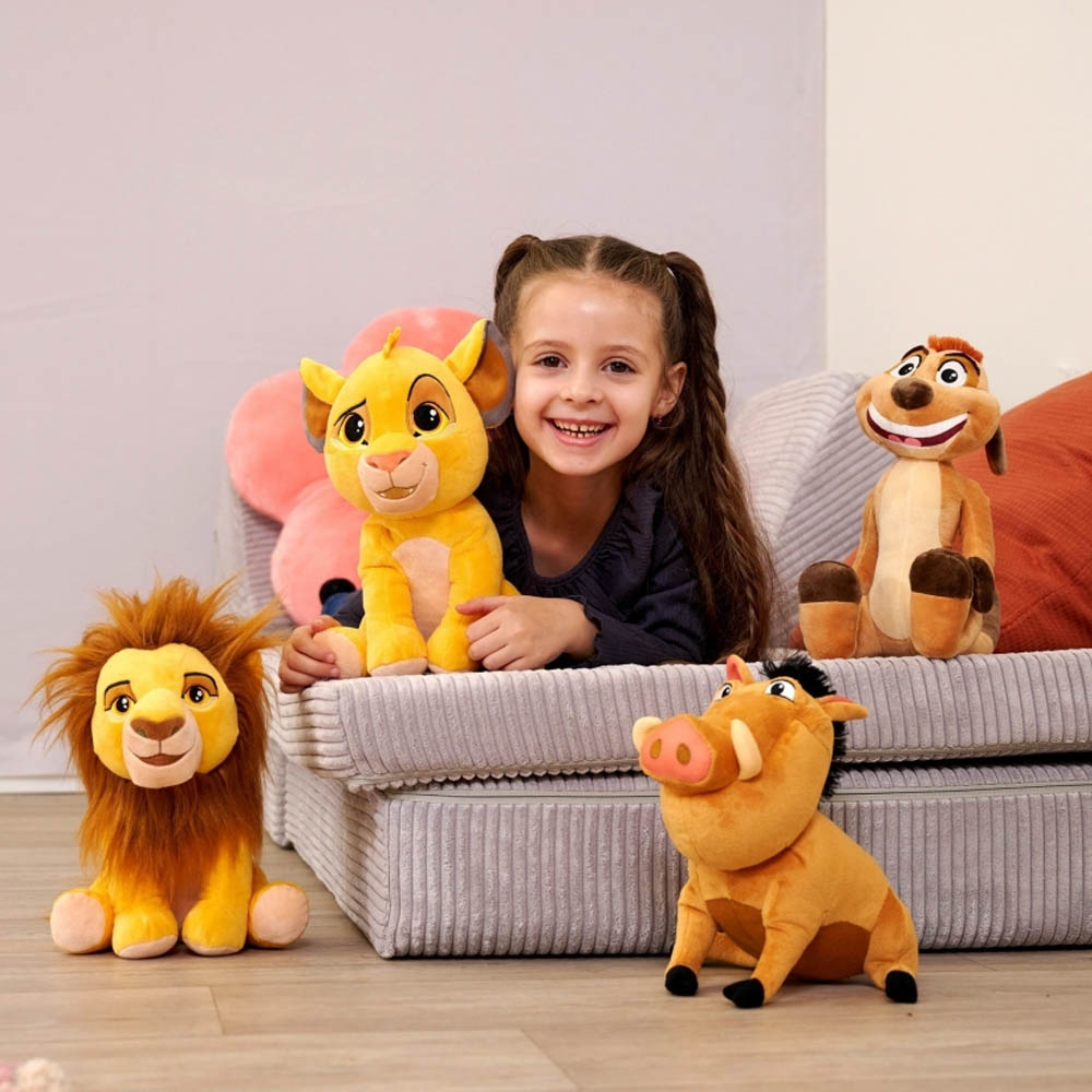 Peluche Disney Rey León Mufasa 25 cm Simba Toys Juego y Jardín