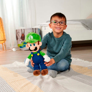 Muñeco de peluche Super Mario Bros Luigi 30 cm