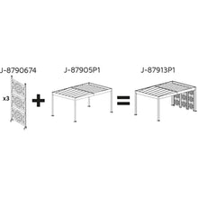 Cargar imagen en el visor de la galería, Paneles Laterales para Carport Trigano Libeccio
