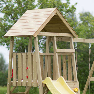 Parque Infantil Torre Junior 7 con mesa picnic y rocódromo