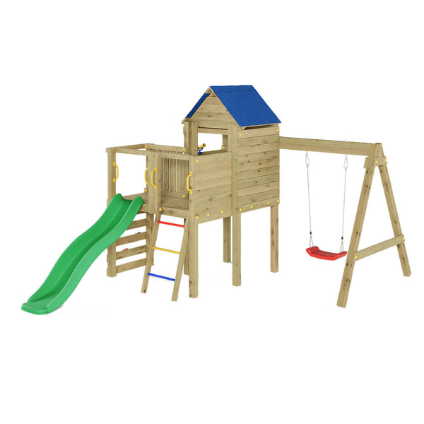 Parque Infantil Fungoo BIBALU con Tobogán Verde