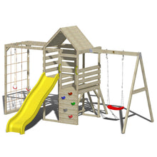 Cargar imagen en el visor de la galería, Parque infantil para jardín Climb Tower 41 con colulmpio
