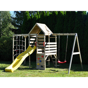 Parque infantil para jardín Climb Tower 41 con colulmpio y cocina