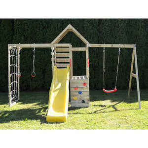 Parque infantil para jardín Climb Tower 41 con colulmpio y cocina