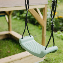 Load image into Gallery viewer, Wooden Adventure Cottage Playground with Platform, Slide, and Swing

