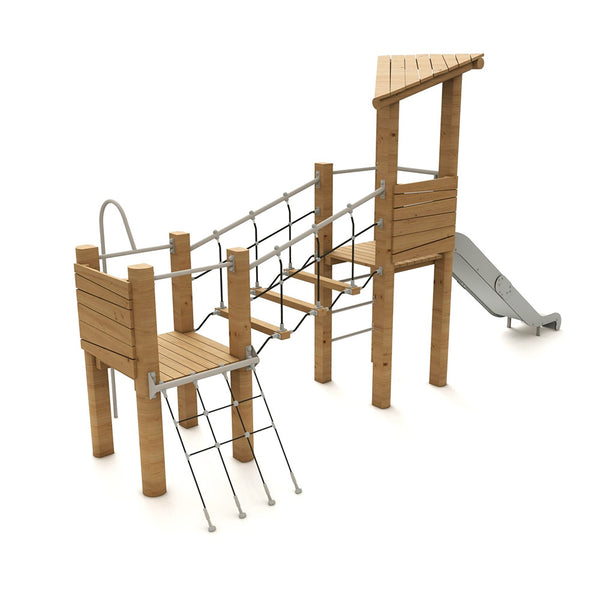 Parque Infantil De Robinia Torre Activa 2 Uso Público