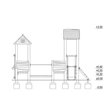 Cargar imagen en el visor de la galería, Parque Infantil De Robinia Torre Activa 9 Uso Público
