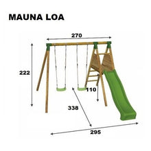 Carregar imatge al visor de la galeria, Parc infantil MAUNA LOA L dos seients plans
