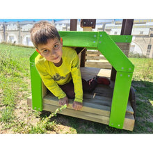 Carregar imatge al visor de la galeria, Parc Infantil TREN PINXO: Locomotora + 2 vagons Ús Públic
