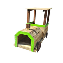 Carregar imatge al visor de la galeria, Parc Infantil TREN PINXO: Locomotora + 2 vagons Ús Públic
