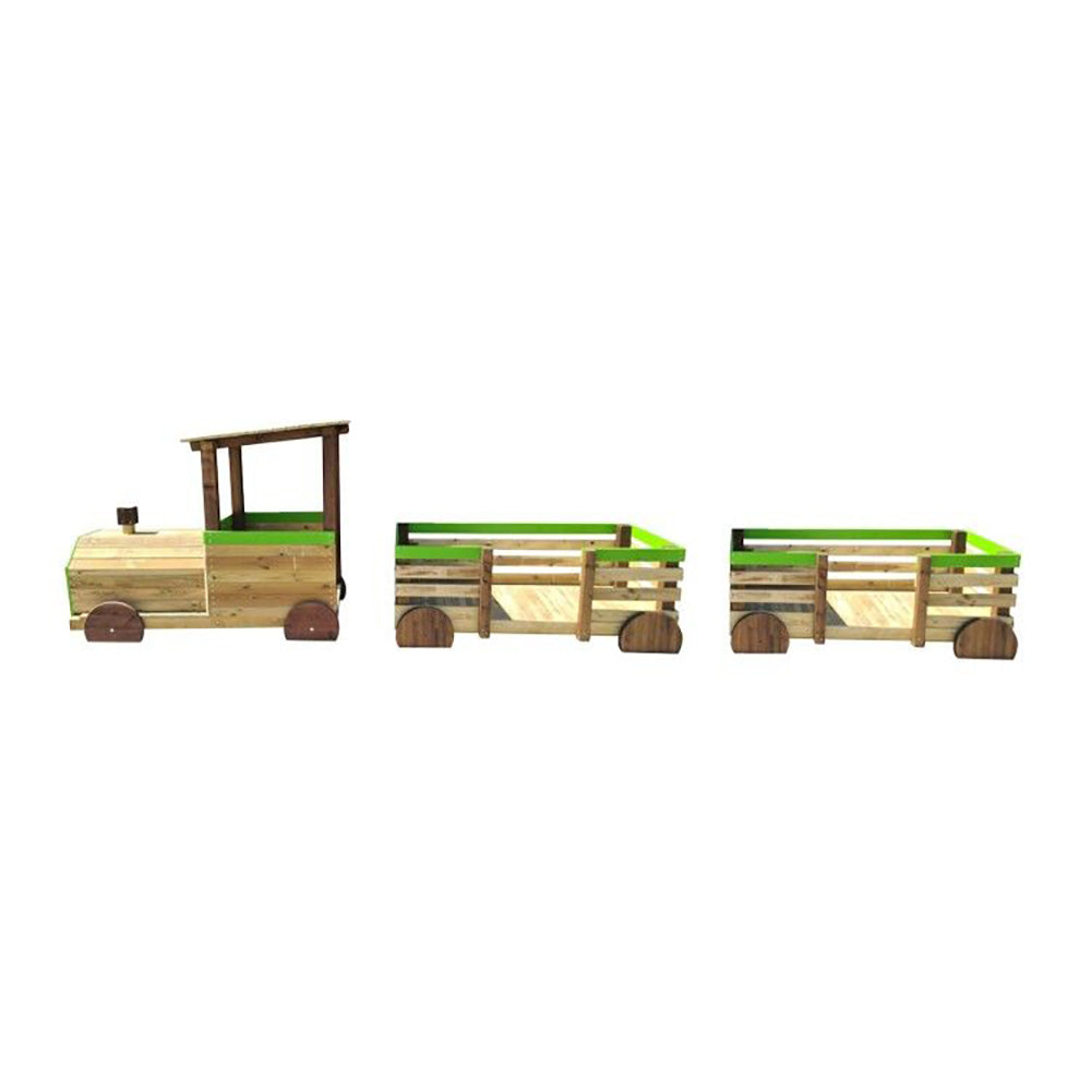 Parc Infantil TREN PINXO: Locomotora + 2 vagons Ús Públic