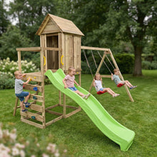 Carregar imatge al visor de la galeria, Parc Infantil de Fusta Max-Play 5 amb Tobogan
