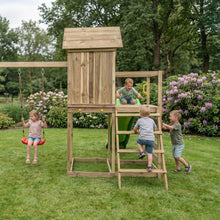 Carregar imatge al visor de la galeria, Parc Infantil de Fusta Max-Play 5 amb Tobogan
