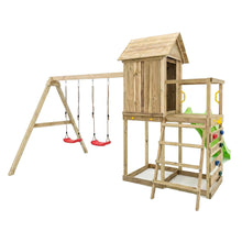 Carregar imatge al visor de la galeria, Parc Infantil de Fusta Max-Play 5 amb Tobogan
