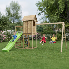 Carregar imatge al visor de la galeria, Parc Infantil de Fusta Max-Play 5 amb Tobogan
