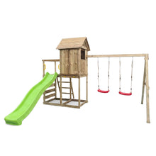 Carregar imatge al visor de la galeria, Parc Infantil de Fusta Max-Play 5 amb Tobogan
