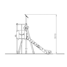 Carregar imatge al visor de la galeria, Parc infantil Maxi 3 amb gronxador ús públic
